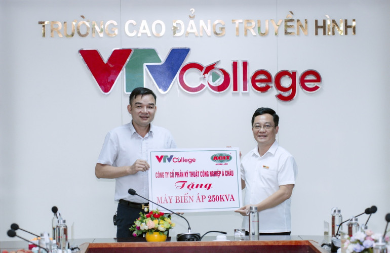 ACIT trao tặng máy biến áp cho VTV College: Hành động thiết thực từ chỉ đạo sâu sát của lãnh đạo Đài THVN