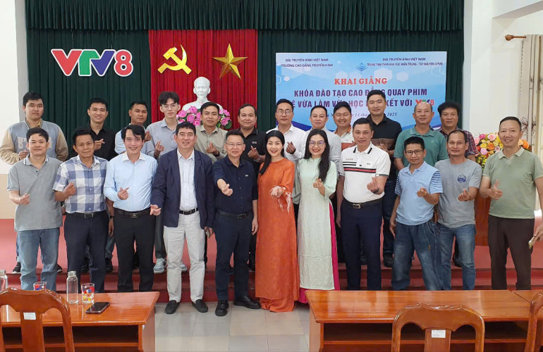 Khai giảng khóa đào tạo cao đẳng ngành quay phim, hệ vừa học - vừa làm