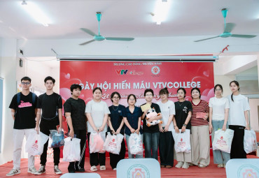 Ngày hội hiến máu tình nguyện tại VTVcollege: Lan tỏa yêu thương – trao đi hy vọng