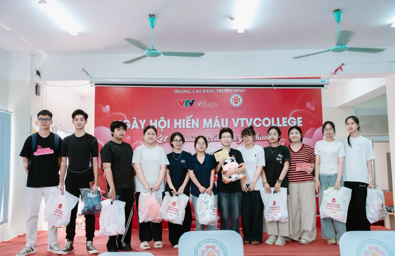 Ngày hội hiến máu tình nguyện tại VTVCollege: Lan tỏa yêu thương – trao đi hy vọng