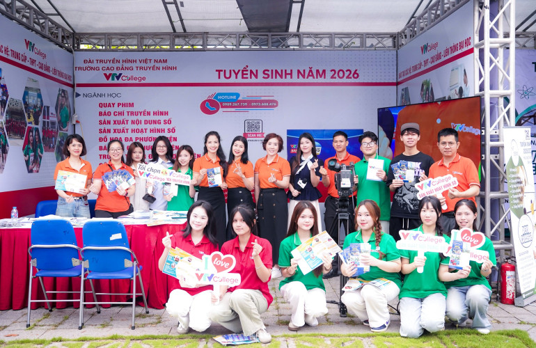 Trường Cao đẳng Truyền hình tham gia Ngày hội gắn kết giáo dục nghề nghiệp Thủ đô với thị trường lao động năm 2026