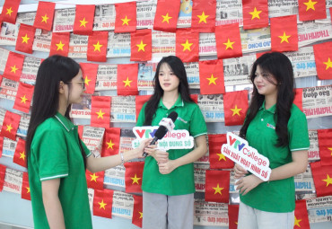Trải nghiệm nghề thực tế tại VTV College: Khi giảng đường là tòa soạn, bài tập là sản phẩm “triệu view”