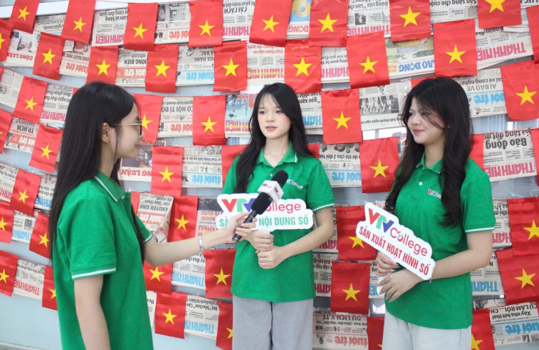 Trải nghiệm nghề thực tế tại VTV College: Khi giảng đường là tòa soạn, bài tập là sản phẩm “triệu view”