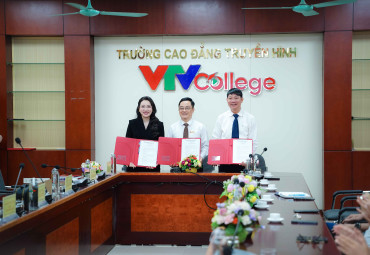 Trường Cao đẳng Truyền hình ký kết hợp tác đào tạo nghiệp vụ livestream