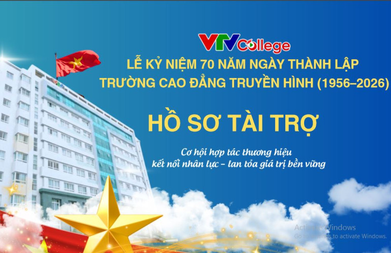 VTV College: Hợp tác chiến lược - Đồng hành 70 năm thành lập trường (1956 - 2026)
