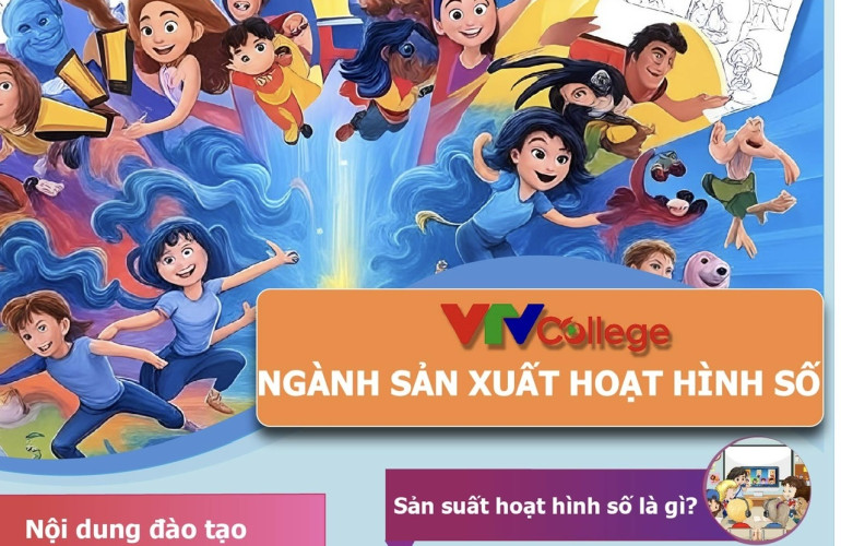 Ngành Hoạt hình số – Sáng tạo không giới hạn, làm chủ công nghệ hình ảnh