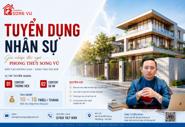 Công Ty TNHH Kiến Trúc Song Vũ tuyển dụng nhân sự