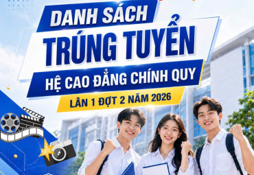 VTV College: Quyết định công nhận thí sinh đủ điểm xét tuyển hệ cao đẳng chính quy