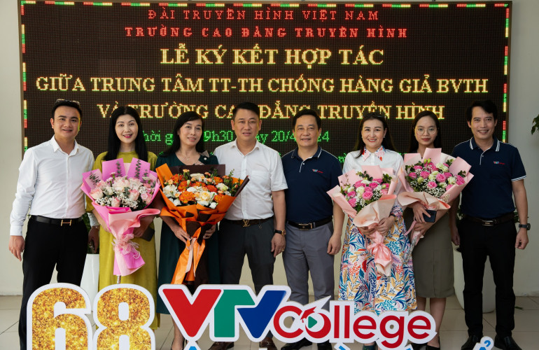 Ký kết hợp tác giữa Cao đẳng Truyền hình và Trung tâm Truyền thông - Truyền hình chống hàng giả, bảo vệ thương hiệu
